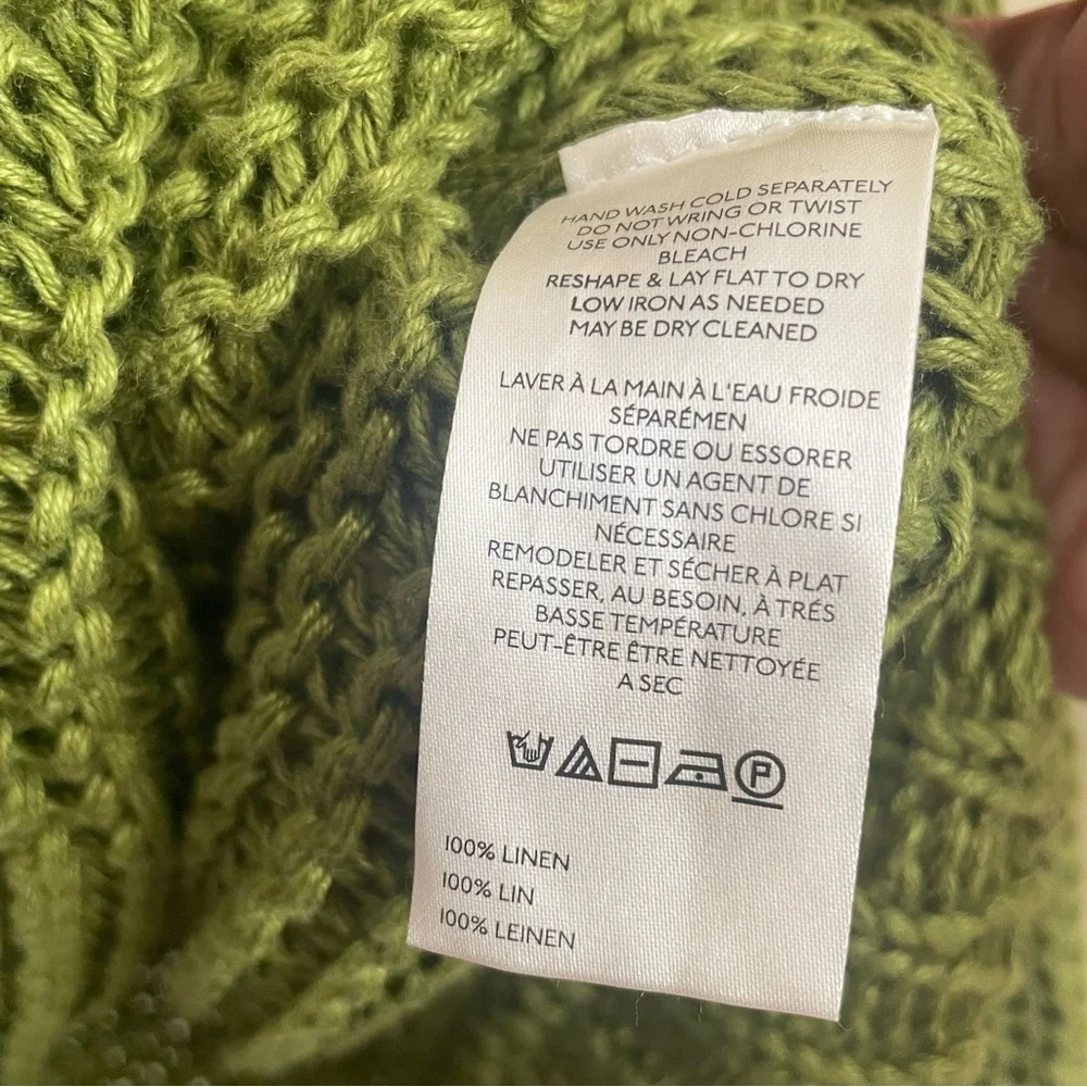 FREE PEOPLE essential linen crew sweater